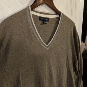 Banana Republic V-neck sweater Tan/Beige Large